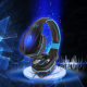 Casque Gamer PC Oreillettes Ordinateur USB 7.1 Surround Vibration Micro Rétractable LED Noir Bleu - www.yonis-shop.com