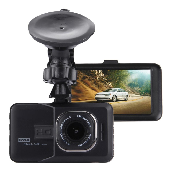 Caméra Embarquée 720P DVR Voiture 170 Degrés LCD 3.0 Pouces Vision Nocturne Détection Mouvement Microphone Noir - www.yonis-s...