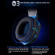 Casque Gamer PC Ordinateur USB 7.1 Surround Vibration Avec Micro Noir Et Bleu - www.yonis-shop.com
