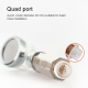 Pommeau Douche Lumineux LED RGB Automatique Capteur Température Filtre Ions Négatifs Rond - www.yonis-shop.com