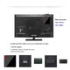 Boîtier Smart TV Android 10 Définition 4K HD Wifi Carte TF Télécommande Noir - www.yonis-shop.com