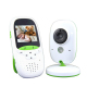 Babyphone Vidéo Sans Fil Écran LCD 2,4 Pouces Microphone Haut-Parleur Intégré Vision Nocturne Blanc - www.yonis-shop.com