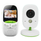Babyphone Vidéo Sans Fil Écran LCD 2,4 Pouces Microphone Haut-Parleur Intégré Vision Nocturne Blanc - www.yonis-shop.com