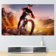 Écran De Projection Pliable Métal Anti-Lumière HD 72 Pouces 16:9 Idéal Cinéma Maison et Conférences Supporte 4K Facile À Inst...