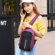 Sac à Dos USB Chargement Externe Etudiant Cartable Ecole Anti Vol Multi Fonctions Homme Femme Violet Noir - www.yonis-shop.com