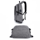 Sac à Dos Ordinateur Portable 15,6 pouces Verrou Antivol Chargement USB Externe Prise Casque Gris - www.yonis-shop.com