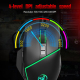 Souris Gamer PC Optique Jeu Gaming USB 3800 dpi Ordinateur LED Colorée 6 Boutons Noir - www.yonis-shop.com
