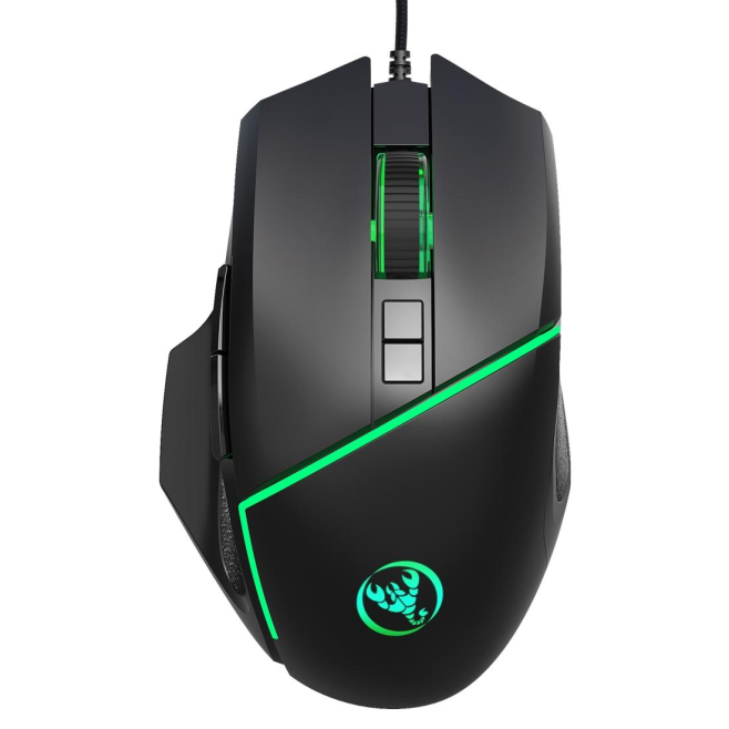 Souris Gamer PC Optique Jeu Gaming USB 3800 dpi Ordinateur LED Colorée 6 Boutons Noir - www.yonis-shop.com