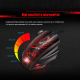 Souris Gamer PC Optique Jeu Gaming USB 3200 DPI Ordinateur LED Bleu Colorée 7 Boutons Noir - www.yonis-shop.com