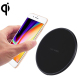 Chargeur Sans-Fil Qi Charge Rapide Induction Universel Micro USB LED Ultra-fin Noir - www.yonis-shop.com