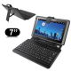 Housse Clavier compatble avec Tablette 7 pouces Micro USB C Housse &eacute;tui Noir - www.yonis-shop.com