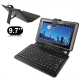 Clavier Tablette Samsung 9.7 pouces Sony Polaroid Excelvan Yonis Micro USB C Housse &eacute;tui Noir - www.yonis-shop.com