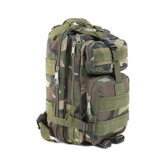 Sac à Dos Tactique Militaire Randonnée Nylon Imperméable Camouflage Vert Foncé - www.yonis-shop.com