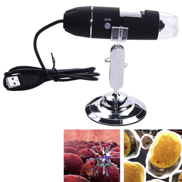 Microscope Numérique USB HD 1600x - Avec Supports De Loupe - Neuf