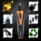 Rasoir Électrique Tondeuse à barbe Rechargeable Hommes 4 En 1 Cheveux Visage Sourcils Or Noir - www.yonis-shop.com