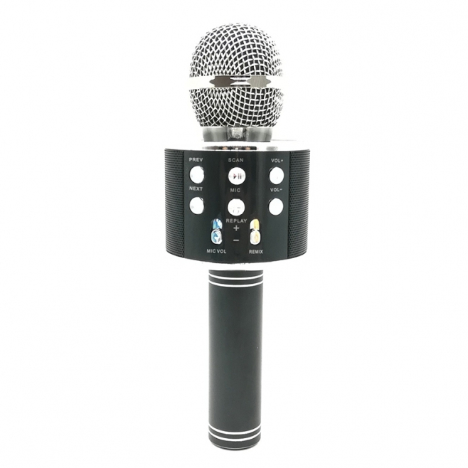Microphone Android iOS Karaoké Bluetooth Fréquence 10 kHz Puissance 5W Enregistreur Noir - www.yonis-shop.com