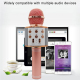 Microphone Android iOS Karaoké Bluetooth Fréquence 10 kHz Puissance 5W Enregistreur Noir - www.yonis-shop.com