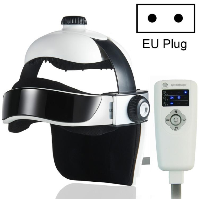 Appareil de massage Yeux Tête Masseur Electrique Casque Musique Pression Air - www.yonis-shop.com