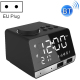 Réveil Enceinte Bluetooth Radio Haut-Parleur Double USB Carte Micro SD FM AUX Noir - www.yonis-shop.com