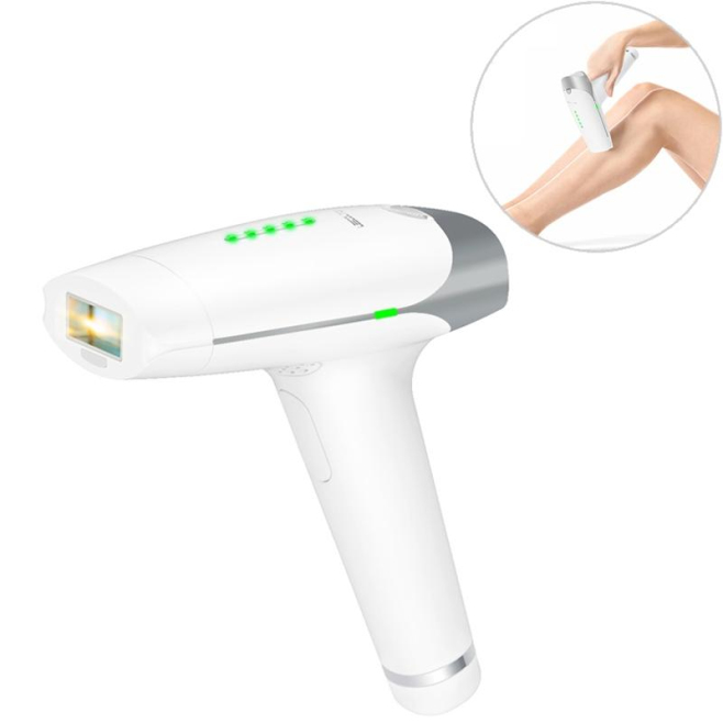 Épilateur Laser Électrique Homme Femme Appareil D’Épilation Indolore Laser Indicateur Chaleur Blanc - www.yonis-shop.com