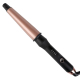 Boucleur Cheveux Fer À Boucler Conique Céramique 1 - 1.5 Pouces Gant Résistant Chaleur Fiche LED Or Rose - www.yonis-shop.com