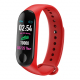 Bracelet Connecté Android iOS Montre Cardio Écran 0.96 Pouce Bluetooth Étanche IP67 Rouge - www.yonis-shop.com