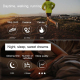 Bracelet Connecté Android iOS Montre Cardio Écran 0.96 Pouce Bluetooth Étanche IP67 Rouge - www.yonis-shop.com