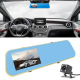 Dashcam LCD 4.3 Pouces Radar Caméra de Recul Rétroviseur Enregistreur Voiture HD - www.yonis-shop.com