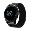 Montre Connect&eacute;e iPhone Android Smartwatch Cardio 0.95 Pouce OLED Bluetooth Sportif Noir - www.yonis-shop.com