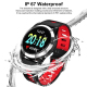 Montre Connectée iOS Android Bracelet Connecté Cardio Étanche IPS 1.3 Pouce Bluetooth Rouge - www.yonis-shop.com