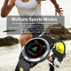 Montre Connectée iOS Android Bracelet Connecté Cardio Étanche IPS 1.3 Pouce Bluetooth Rouge - www.yonis-shop.com