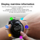 Montre Connectée iOS Android Bracelet Connecté Cardio Étanche IPS 1.3 Pouce Bluetooth Rouge - www.yonis-shop.com
