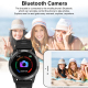 Montre Connectée iOS Android Bracelet Connecté Cardio Étanche IPS 1.3 Pouce Bluetooth Rouge - www.yonis-shop.com