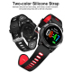Montre Connectée iOS Android Bracelet Connecté Cardio Étanche IPS 1.3 Pouce Bluetooth Vert - www.yonis-shop.com
