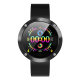 Montre Connectée iPhone Android Bracelet Sport Étanche Écran 1.22 Pouces Bluetooth Noir - www.yonis-shop.com