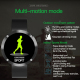 Montre Connectée iPhone Android Bracelet Sport Étanche Écran 1.22 Pouces Bluetooth Noir - www.yonis-shop.com