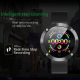Montre Connectée iPhone Android Bracelet Sport Étanche Écran 1.22 Pouces Bluetooth Noir - www.yonis-shop.com