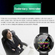 Montre Connectée iPhone Android Bracelet Sport Étanche Écran 1.22 Pouces Bluetooth Noir - www.yonis-shop.com