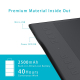 Tablette Graphique Windows Mac OS Sans Fil USB 2.4G Dessin 5080 LPI 8192 Niveau de Pression 8 Touches Programmables Noir - ww...
