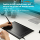 Tablette Graphique 12 pouces Mac OS Windows 5080 LPI 8192 Niveaux pour Dessin Art Stylet Fourni - www.yonis-shop.com