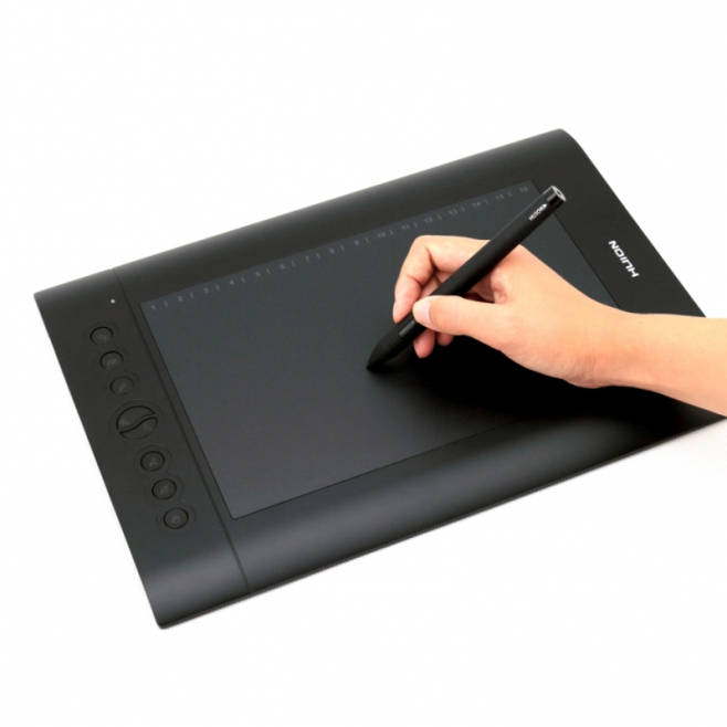 Tablette Graphique 12 pouces Windows Mac OS USB Pour Dessin 5080 LPI Stylo Rechargeable Noir - www.yonis-shop.com