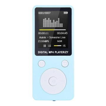 Lecteur MP3/MP4 8 Go - Écran 1,8 Pouces, 30h D'autonomie, Extensible à 64 Go, Léger Et Portable - 2