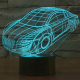 Lampe 3D Style Voiture de Sport 7 Couleurs Luminaire LED Tactile 0.5W Décoration Chambre Salon Hall Couloir - www.yonis-shop.com