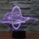 Lampe 3D Dauphin 7 Couleurs LED Tactile 0.5W Pour Chambre Salon Hall Couloir - www.yonis-shop.com