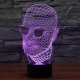 Lampe Créative 3D l'homme invisible 7 Couleurs LED Tactile 0.5W USB Piles AA - www.yonis-shop.com