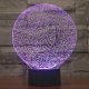 Lampe Créative 3D Numéros 7 Couleurs LED Tactile 0.5W USB Piles AA - www.yonis-shop.com