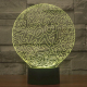 Lampe Créative 3D Numéros 7 Couleurs LED Tactile 0.5W USB Piles AA - www.yonis-shop.com