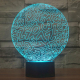 Lampe Créative 3D Numéros 7 Couleurs LED Tactile 0.5W USB Piles AA - www.yonis-shop.com