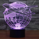 Lampe LED 3D Avion Envolez vous 7 Couleurs Luminaire Illusion 3D Décoration Maison Tactile 0.5W Chambre Salon - www.yonis-sho...