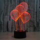 Lampe de Décoration 3D Ballon Gonflable LED 7 Couleurs Tactile 0.5W Pour Chambre Salon Hall Couloir - www.yonis-shop.com